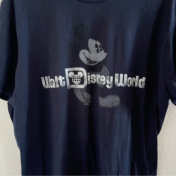Disneyland Walt Disney World by Hanes T-Shirt Tee 100% Preshrunk Cotton XL - Picture 3 of 5